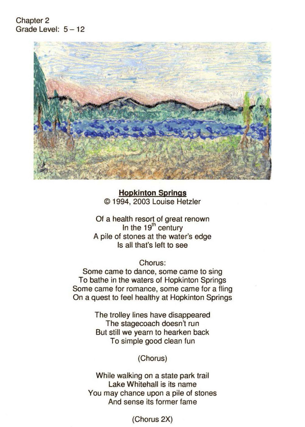 Hopkinton Springs lyrics